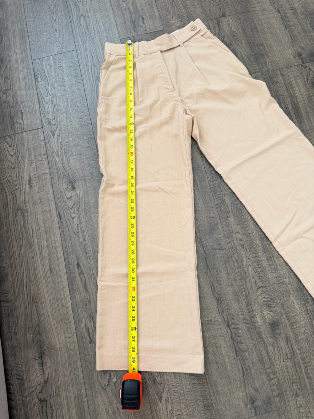 Truth by republic Classic Wide Leg Cream Women's Pants - Picture 9 of 11